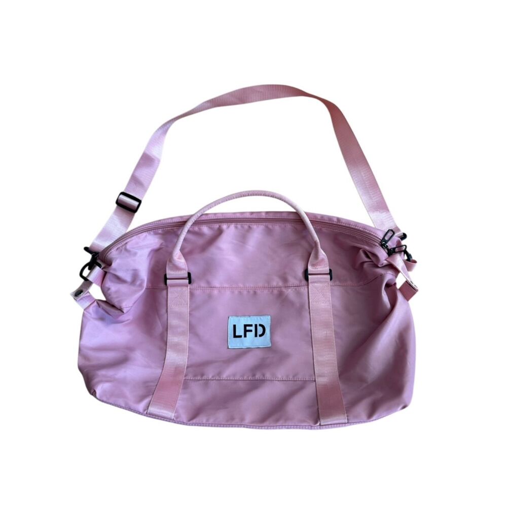 Fate by LFD Pink Travel Tote Bag in Bubble Gum Pink 24W x 15L
